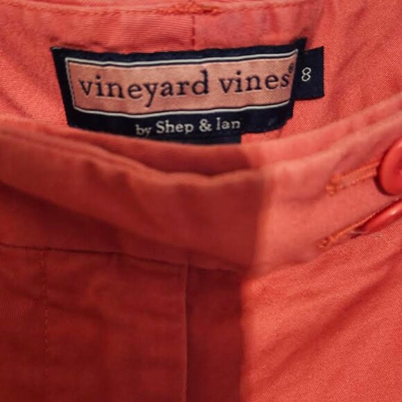 Vineyard Vines Women's Coral Salmon Pink Shorts - Picture 2 of 3